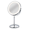 Makeup Mirror With Light Lamp 10x Magnifying Desktop Vanity Mirror Backlit Adjustable Light Standing Cosmetic Mirror