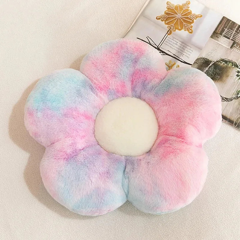 35cm Stuffed Daisy Flower Seat Cushion Sunflower Shape Kids Girl Bedroom Seat Pillow Office Room Decor Sofa Cushions Plush Toys