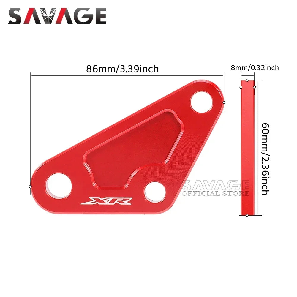 Front Engine Hanger Plate For HONDA XR400R 1996-2004 XR 400R Motorcycle Accessories Frame Body Mount Bracket Aluminum Red