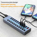 HUB 3.0 External Power Adapter 5/8/11 Ports USB Hub Splitter Switch 12V 4A Power Adapter For Tablet Laptop PC US EU