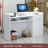 Modern wood Reception Desks Simple Supermarket Cashier Hotel Small Reception desk Beauty Salon Clothing Store checkout counter Z