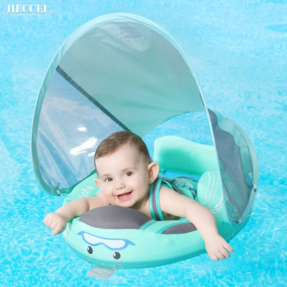 Mambobaby Newest Non Inflatable Baby Float Lying Swimming Ring Pool Toys Swim Trainer Floater For Infant Toddler