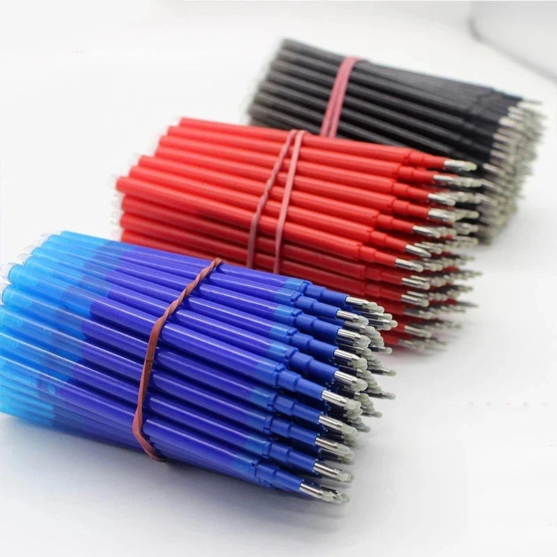 Pilot Frixion Pen Erasable Gel Pen Set 0.5mm Blue/black/red Replaceable Refill Student Writing Tool Supplies Japanese Stationery