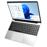 15.6 Inch 16GB Laptop 512GB SSD Windows 11 Notebook Intel Celeron N5095 Office Computer Backlit with Fingerprint WiFI Camera BT