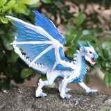 simulation dragon figurines model Savage Flying Magic Dragon Dinosaur Cerberus Flaming Eagle Action Figure Kids Collection Toys