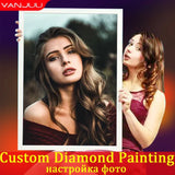 Photo Custom DIY Diamond Painting Handmade Gift 5D Full Diamond Embroidery Kit Diamond Mosaic Home Decor Memorial Gifts