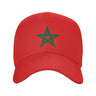 Morocco Flag Baseball Cap UnisexAdult Moroccan Proud Patriotic Adjustable Dad Hat for Men Women Outdoor Sun Hats