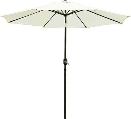 9' Patio Umbrella Outdoor Table Umbrella with 8 Sturdy Ribs