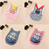 Pet Cat Costume Small Dog Cat Clothes Cute Puppy Cat Kitten T-shirt Summer Vest Shirt Apparel For Spring And Summer Dog Vests