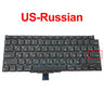 New Laptop A2337 Keyboard For Macbook Air 13" M1 A2337 Keyboard Replacement US UK FR SP IT DE RU AE Layout 2020 Year