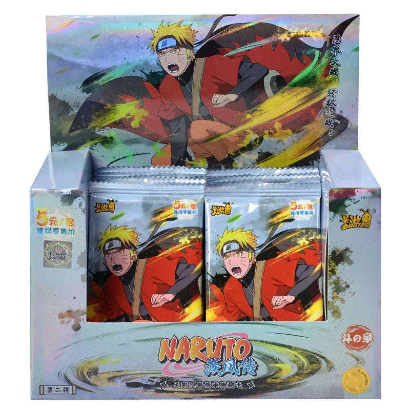 Original Naruto Collection Cards Full Set Booster Box Kayou Uzumaki Uchiha Playing Game Cartas Christmas Gift