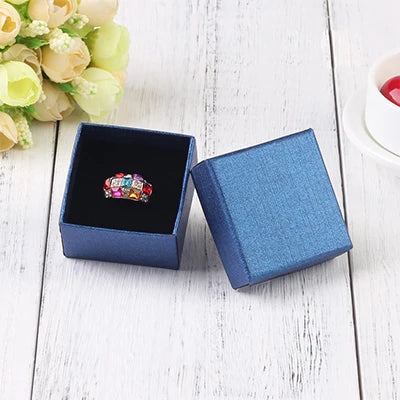 10pcs Small Travel Jewelry Box Storage Organizer Packaging Case Portable Mama Earring Ring Necklace Jewellery Tray Organizer