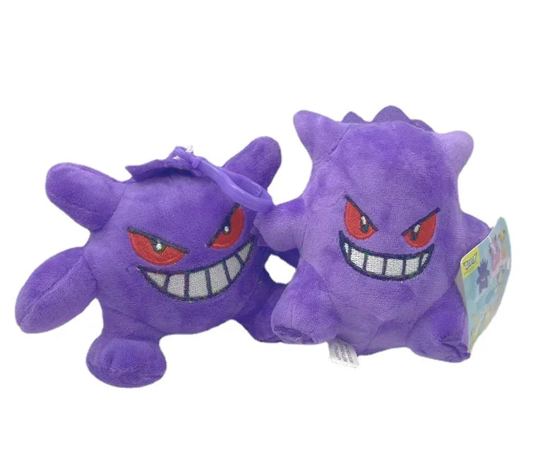 1pcs Pokemon Gengar 10cm Plush Toys Soft Stuffed Animals Doll Pendant Keychain Dolls Gift