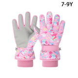 Winter Kids Ski Gloves for Boys Girls Snow Snowboard Warm Children Glove Waterproof Thicken Mittens Keep Finger Warmer 4-13Y