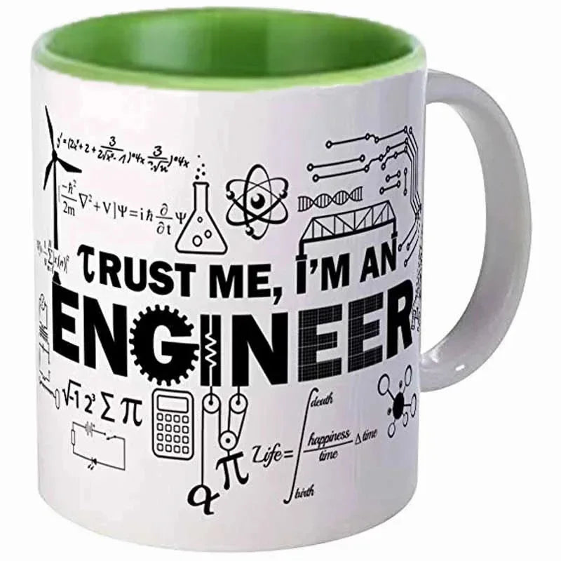 Engineer Cups Mechanic Coffee Mugs Scientific Technical Office Coworker Gifts Ceramic Coffeeware Tea Teaware Driver Drinkware