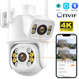 WIFI IP Camera 8MP 4K Dual-Lens PTZ Camera Human Detect 4MP Security CCTV Camera Night Vision Outdoor Video Surveillance iCSee