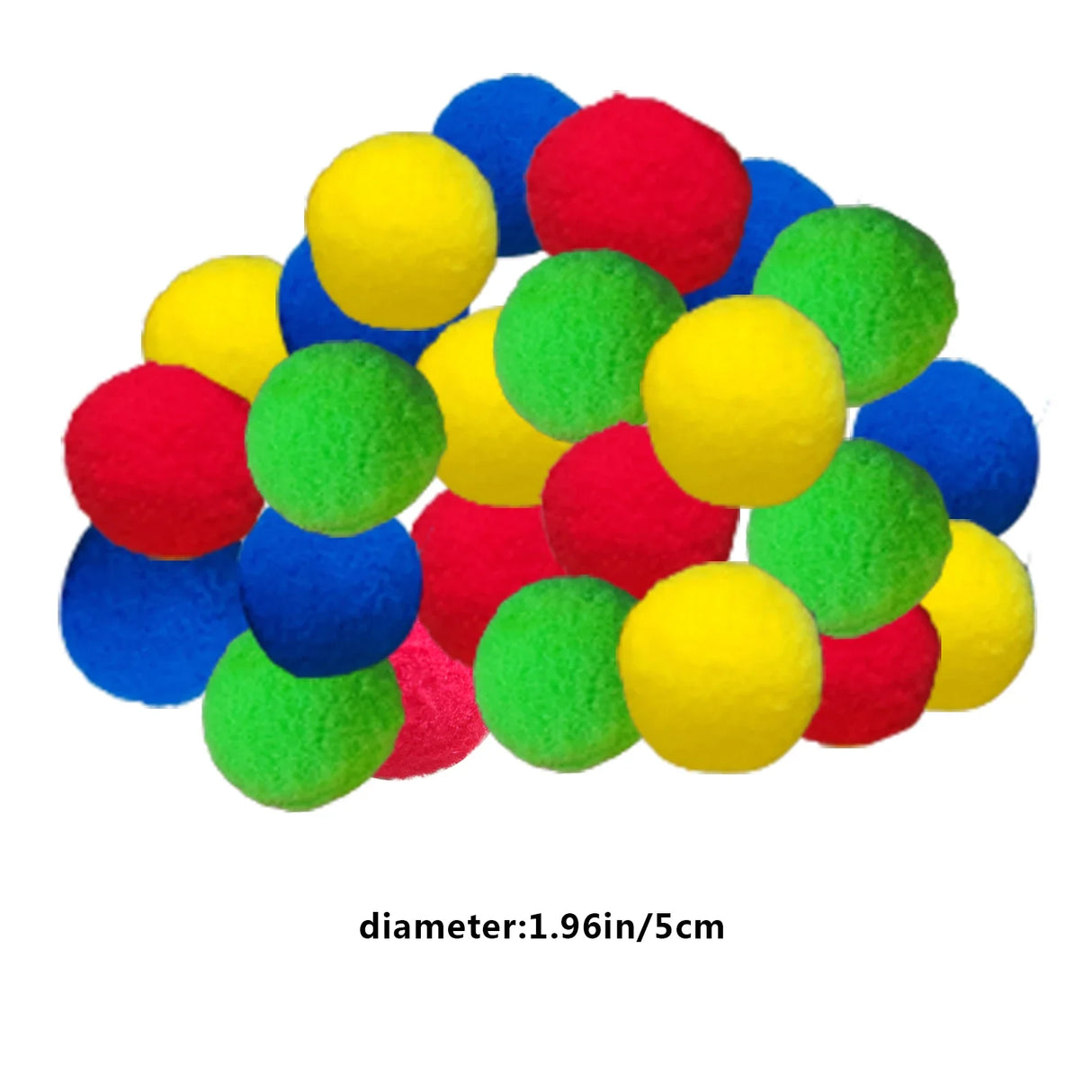 50pcs Reusable Water Balls Absorbent Cotton Splash Balls For Kids Water Balloons Fight Accessories For Pool Trampoline Beach