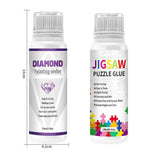 5d Diamond Painting Art Glue Permanent Hold Shine Effect Puzzle Sealer Sticky Diamond Embroidery Mosaic Glue Gel Accessories