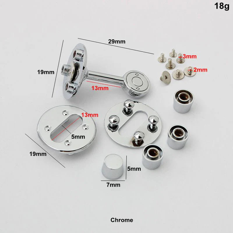 New Rectangle Eyelets Hanger Metal Lock for Bag Hardware Wholesale Fashion a Set of Locks Fitting Woman Handbag Bag Accessories