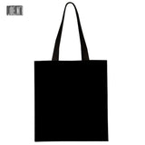 Custom Canvas Bag Without Zipper Black White