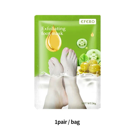 Foot Mask Exfoliating Anti Drying Cracking Heel Peeling Pedicure Socks Dead Skin Remover Spa Moisturizing Feet Lavender Mask