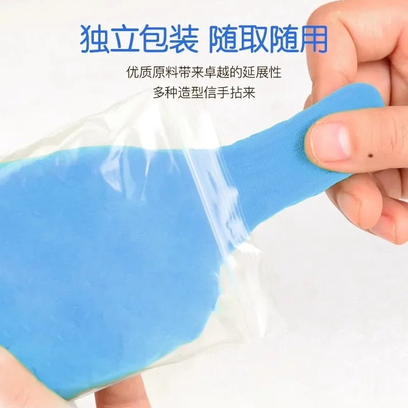 50g/bag Air Dry Plasticine Modeling Clay Slime DIY Handicraft Material Creative Toy Children' Playdough Light Clay Toy for Kid