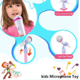 Kids Microphone with Stand Karaoke Song Machine Music Instrument Toys Brain-Training Educational Toys Birthday Gift for Girl Boy