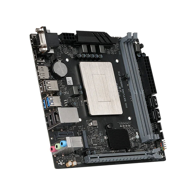 ERYING M-ITX DIY Desktops Motherboard Set with Onboard CPU Kit Interposer Core i5 11500H SRKT2 6C12T DDR4 Gaming PC Computer