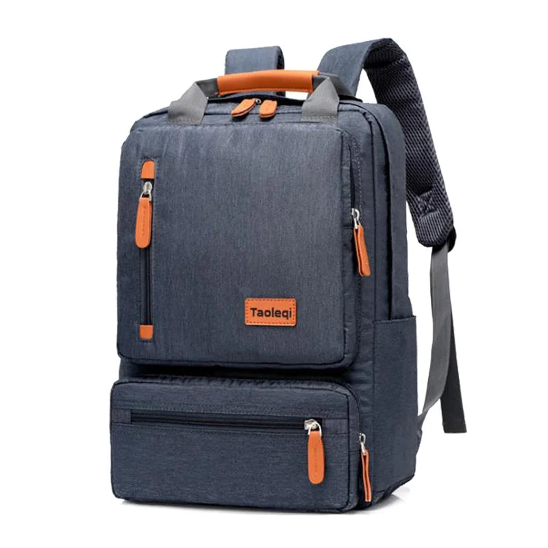 JBTP Casual Business Men Computer Backpack Light 15 inch Laptop Bag Waterproof Oxford cloth Lady Anti-theft Travel Backpack Gray