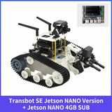 Transbot SE ROS Robot AI Vision Tank Car with 2DOF Camera PTZ Python Programing MoveIt simulation for Jetson NANO Raspberry Pi