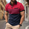 Summer New Men's Polo Shirt with High Quality Polo Collar Short Sleeve Casual Fake Pocket Business Fashion European Size Polo Sh