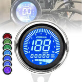 Motorcycle LCD Digital Meter Multi‑Functional Odometer Speedometer Tachometer RPM Fuel Level Gauge MPH H Dropshipping