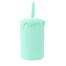 Baby Drinking Cup Silicone Baby Straw Cup Infant Feeding Products Colorful Children's Silicone Water Cup