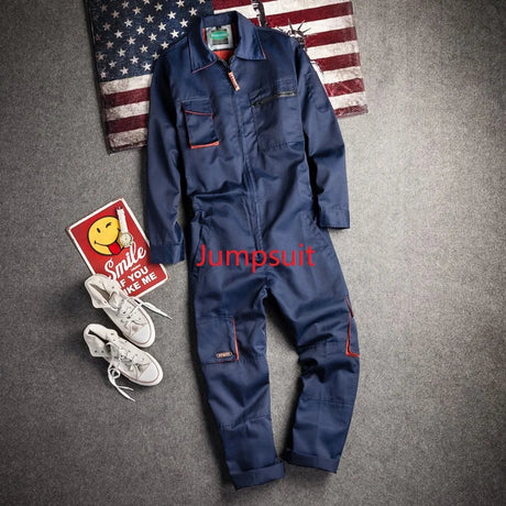 Work Overall Uniforms Factory Worker Coverall Welding Suit Auto Car Repair Workshop Mechanic Jumpsuit Work Suits Ropa De Trabajo