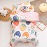 3Pcs Cartoon Cotton Crib Bed Linen Kit Baby Princess Bedding Set Includes Pillowcase Bed Sheet Duvet Cover Without Filler