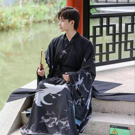 Chinese silk robe ancient knight hanfu men women aldult Kimono Swordsman hanfu Traditional Vintage Ethnic cosplay Dance Costume