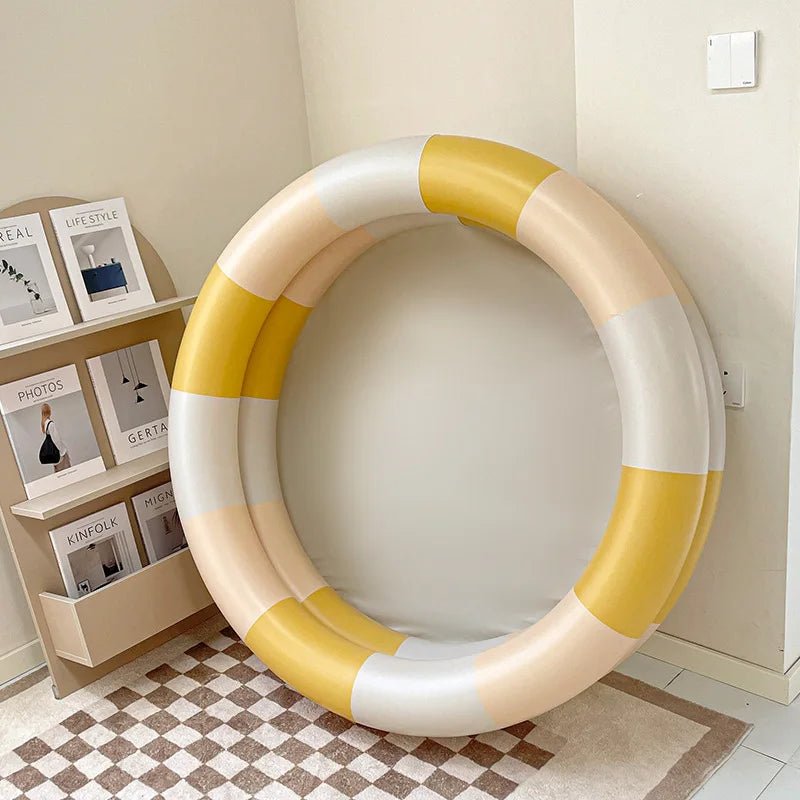 Diameter 90cm Inflatable Swimming Pool Baby Toys Fshion Retro Thickened Ocean Balls Tent Toys For Children Summer Toy