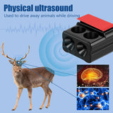 4Pcs Car Ultrasonic Physical Sirens Warning Whistle Device Animal Repelling Outdoor Safety Mini Car Whistle Waterproof Save Deer