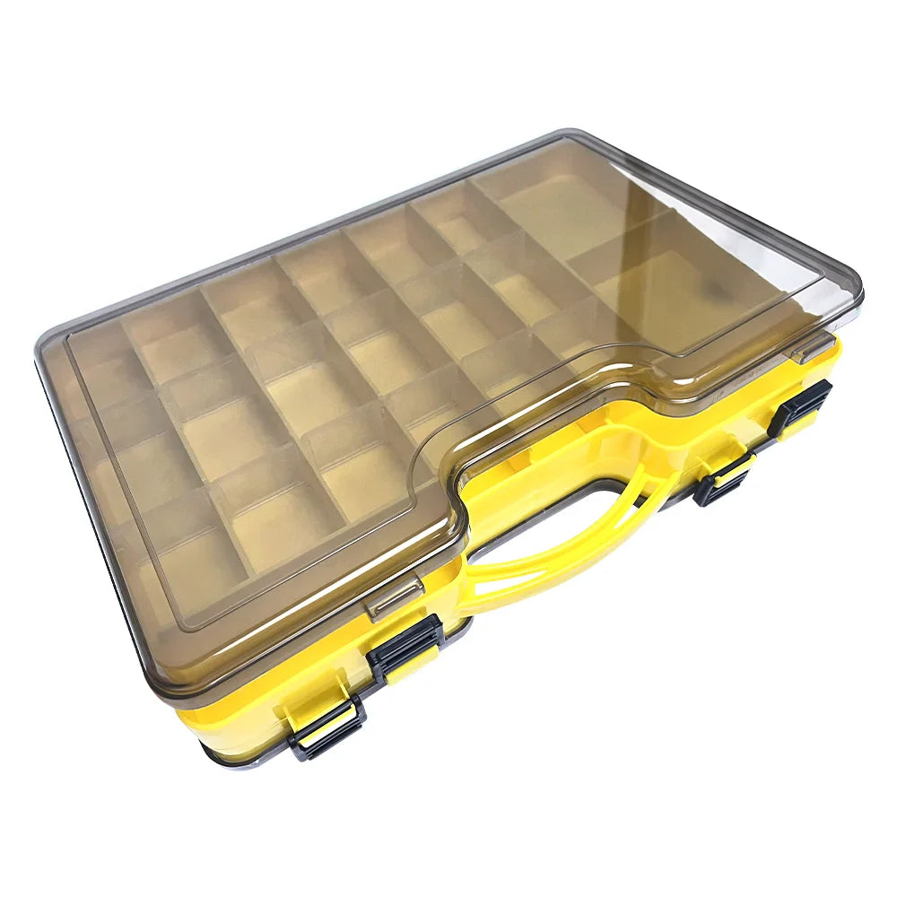 Portable Lua Box Double-sided Lua Box Bait Activity Compartment Fishing Accessory Box Double Fake Bait Box Fishing Tackle Storag