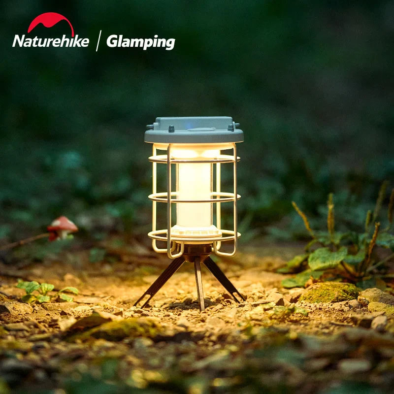 Naturehike New Outdoor Camping Lamp Portable Tent Camp Lantern Atmosphere Light Waterproof Illumination