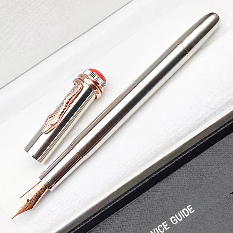 PPS Inheritance Series MB Red&Black Classic Fountain Rollerball Ballpoint Pen with Exquisite Snake Clip Writing Smooth