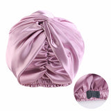 New Women Satin Sleep Night Cap Adjustable Double Layer Nightcap Twist Turban Cap Bandana Beauty Chemo Caps Bonnet Hair Care Hat