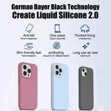 Luxury Liquid Silicone Soft Case Protection For iPhone 15 14 13 12 11 Pro Max Plus Mini Protective Phone Accessories 7 8 XS XR X