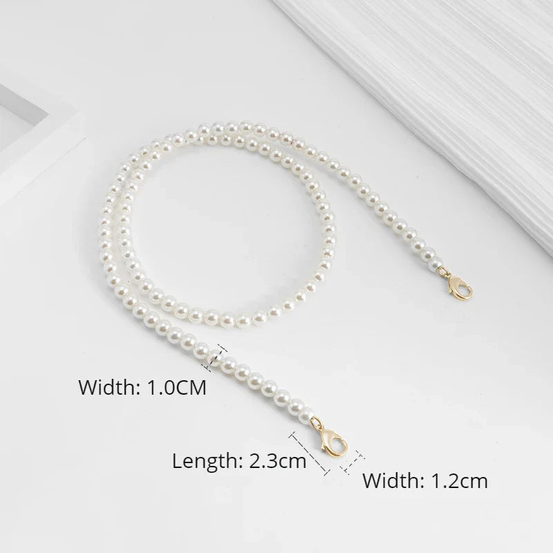 Pearl Chain Accessories Small Fragrant Wind Bag Messenger Shoulder Strap Diy Transformation Replacement Bag Chain Single Buy