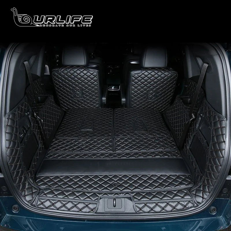 For GAC Trumpchi GS8 2021 2022 2023 2024 Accessories Car Boot Mat Rear Trunk Liner Cargo Leather Tray Protector Accessories Mats