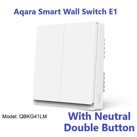 New Aqara Smart Wall Switch E1 ZigBee 3.0 Smart Home Wireless Key Light Switch Fire Wire With NO Neutral For Xiaomi Home Homekit