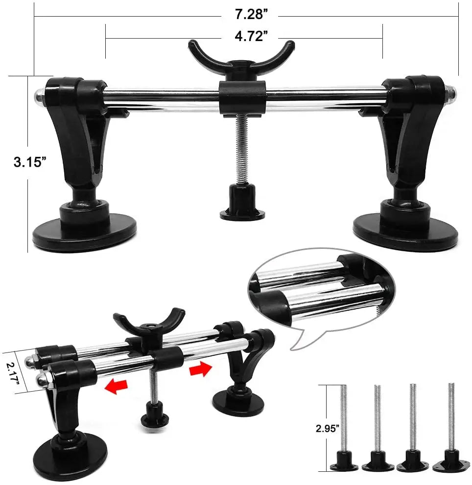 Auto Body Paintless Dent Repair Puller Tools Kit Car Dent Sheet Metal Bridge Puller Glue Set Auto Accessories Repair Hand Tools