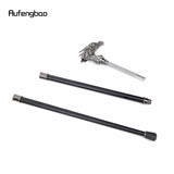 Dragon Head Walking Stick with Hidden Plate Self Defense Fashion Cane Plate Cosplay Crosier Stick 93cm