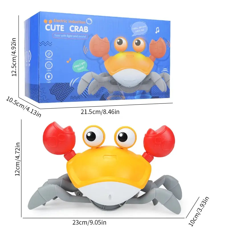 Kids Induction Escape Crab Crawling Toy Baby Electronic Pets Musical Toys Educational Toddler Moving Toy Christmas Gift