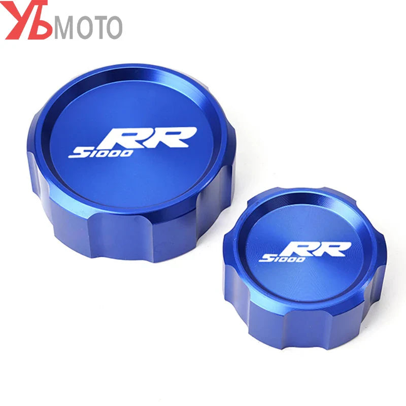 For BMW S 1000 RR S1000RR 2008-2021 2022 Accessories Motorcycle Aluminum Front Rear Brake Fluid Reservoir Cap Oil Tank Cover